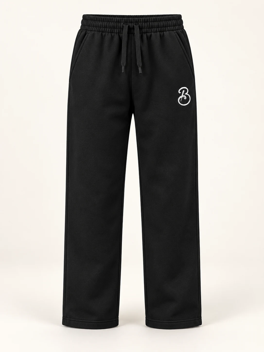 Black Outline Emblem Sweatpants