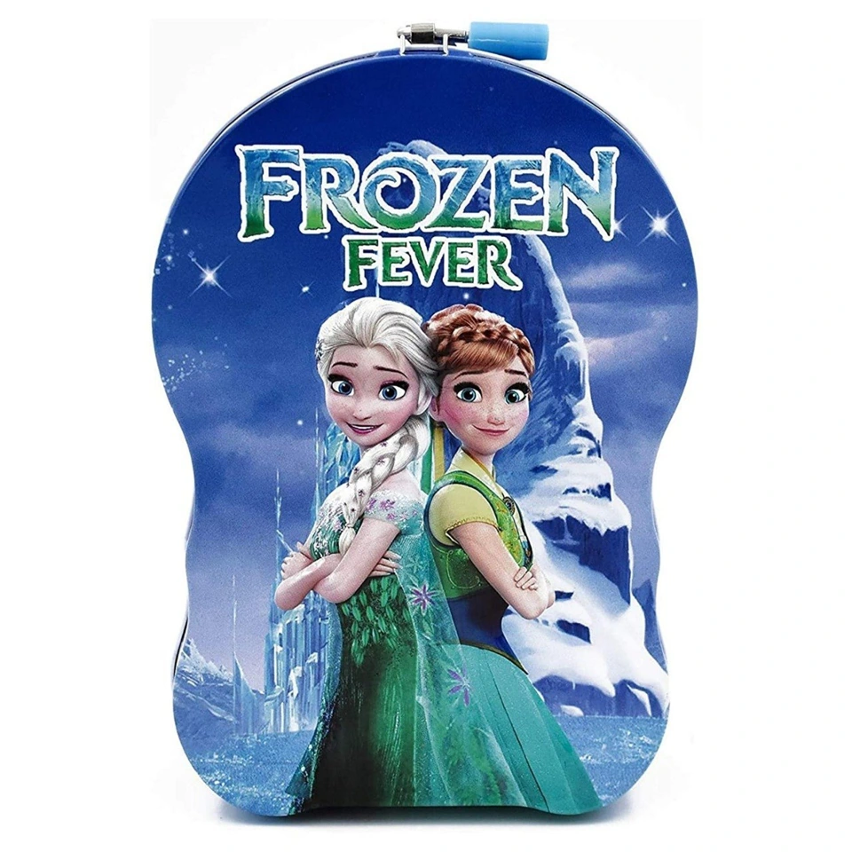 Frozen Fever character set in blue zippered case